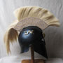 Greek - Corinthian Helmet w.beige plume,abt. 500 B.C.
