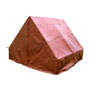 reenactors Roman legionairies' leather tent
