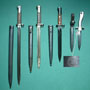 3x Mauser bayonet + trench knife f. collector / dealer