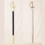 Royal Officer's epee or straight sword, 18th cent.