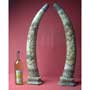 Pair big game hunter's trophy style