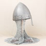 Norman Helmet or Viking Helmet w. chain mail