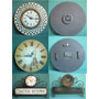 Clocks promoting French Famous Wines + the Eiffel Tower