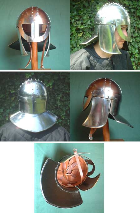 R49-Y02 - Viking combat helmet w.spectacles-like visor