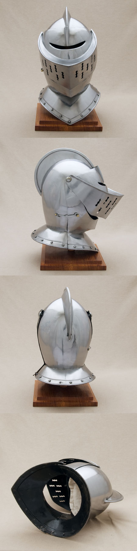 A06 - Helm Mittelalter Ritter - Visierhelm 16.Jhdt.