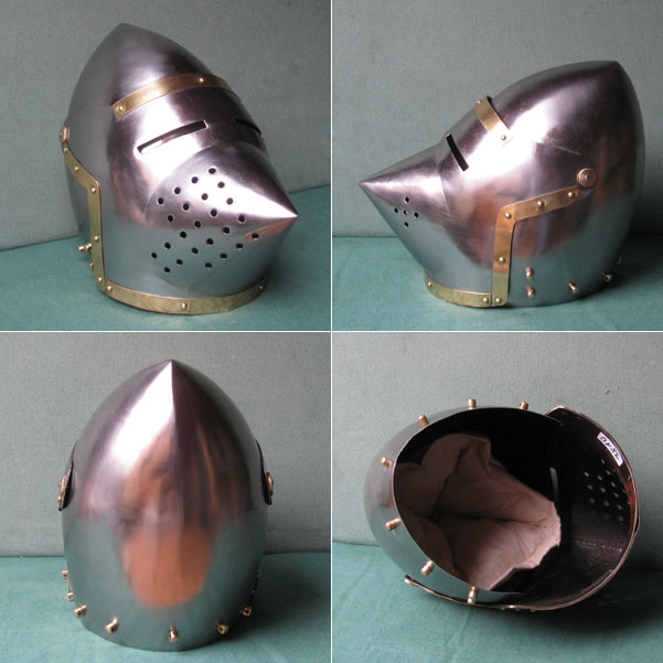 AH3810 - Mittelalter-Helm, Hundsgugel Deepeeka