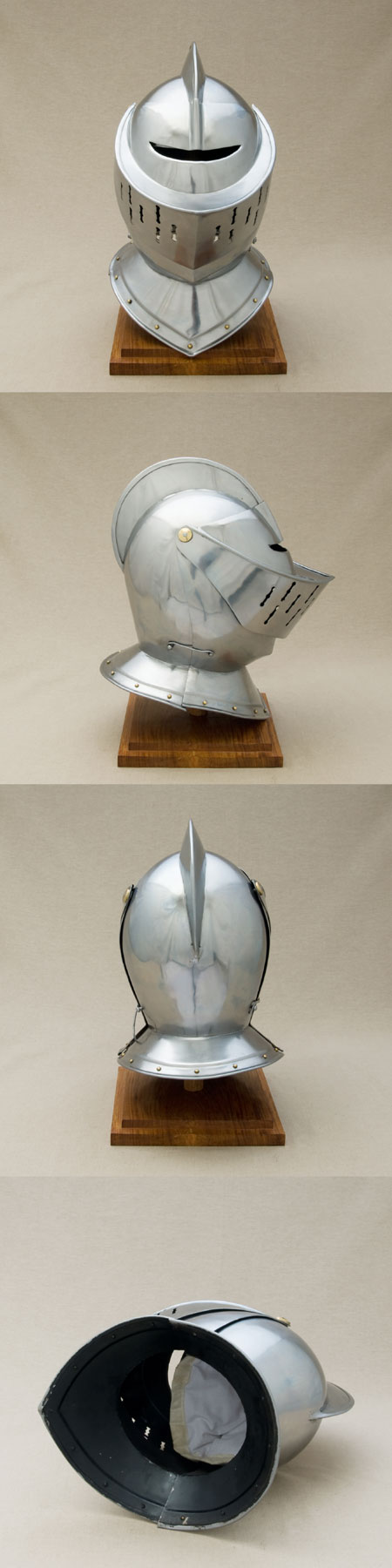 AH3814 - Helm Mittelalter Ritter - Visierhelm 16.Jhdt.