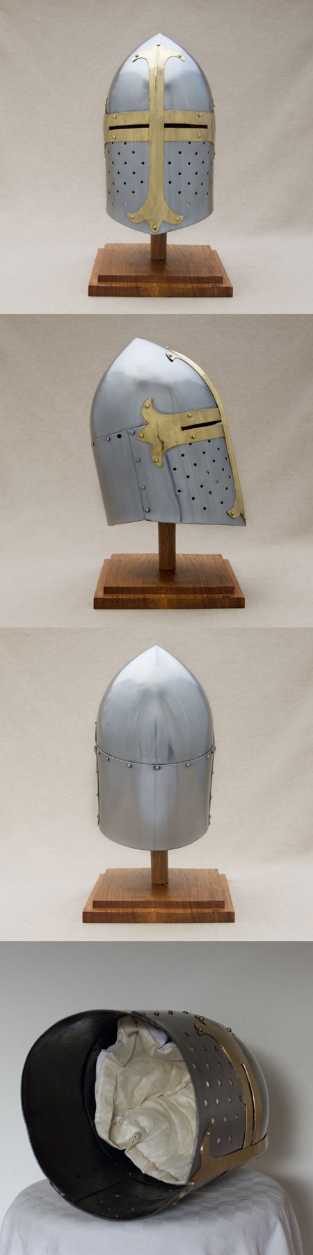 AH3821N - Kreuzfahrer gro�er Helm Zuckerhut-Form