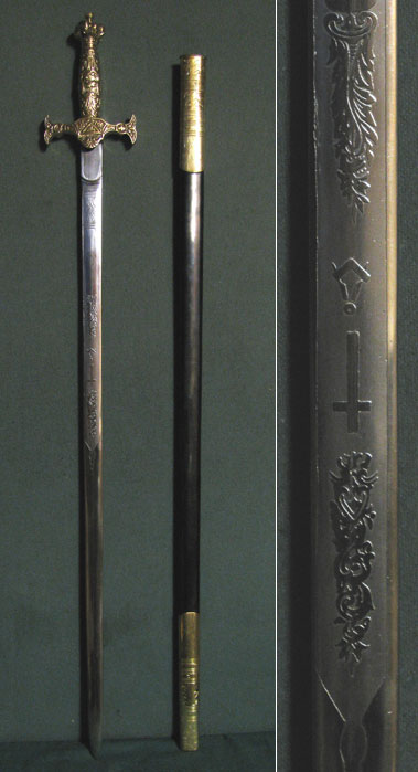 AH4190 - Freimaurer Schwert