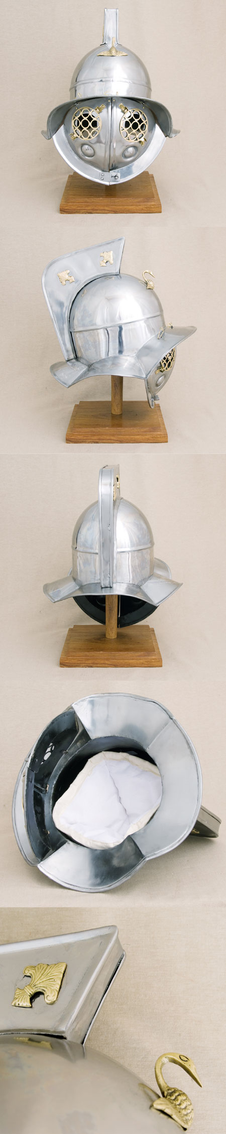 AH6207 - R�mer Helm der Gladiatoren, Replika, wie in Pompei 79AD