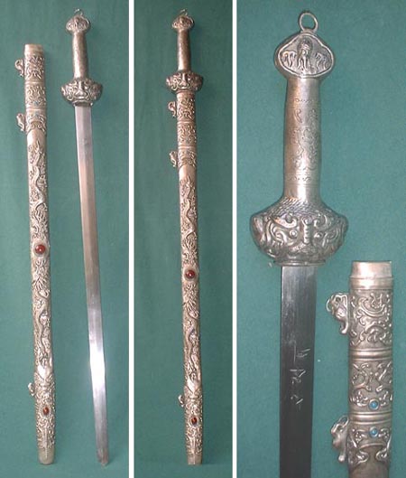 C34 - China - Drachen - Schwert a. d. 16.Jhdt.
