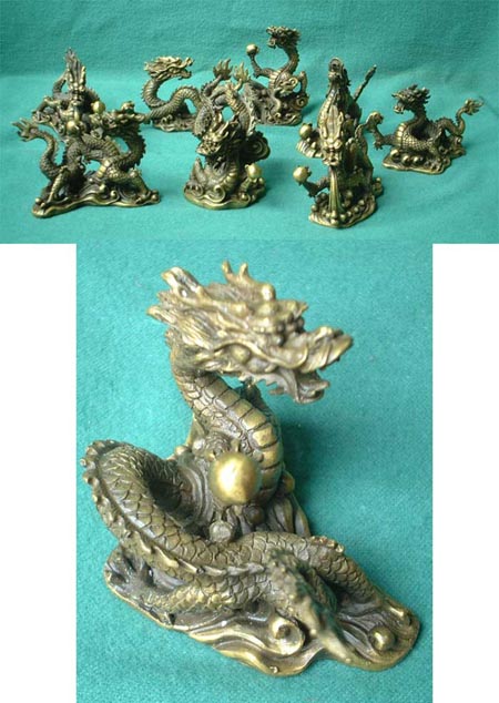 C45 - Feng Shui 8-Drachen-Set, Import aus China
