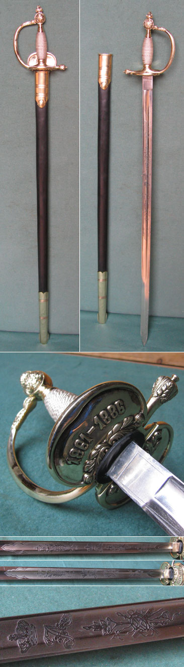 D1886 - Augustaner-Degen, Preu�en 1886