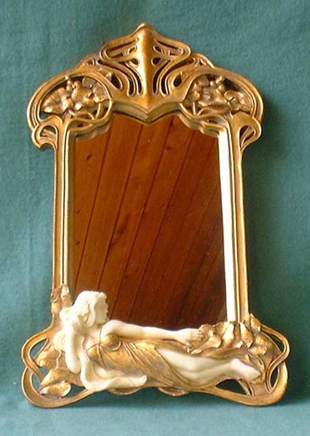 H21 - Jugendstil - Spiegel ca.1910, art nouveau