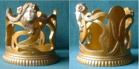 H27 - Jugendstil Flaschenst�nder art nouveau  1906