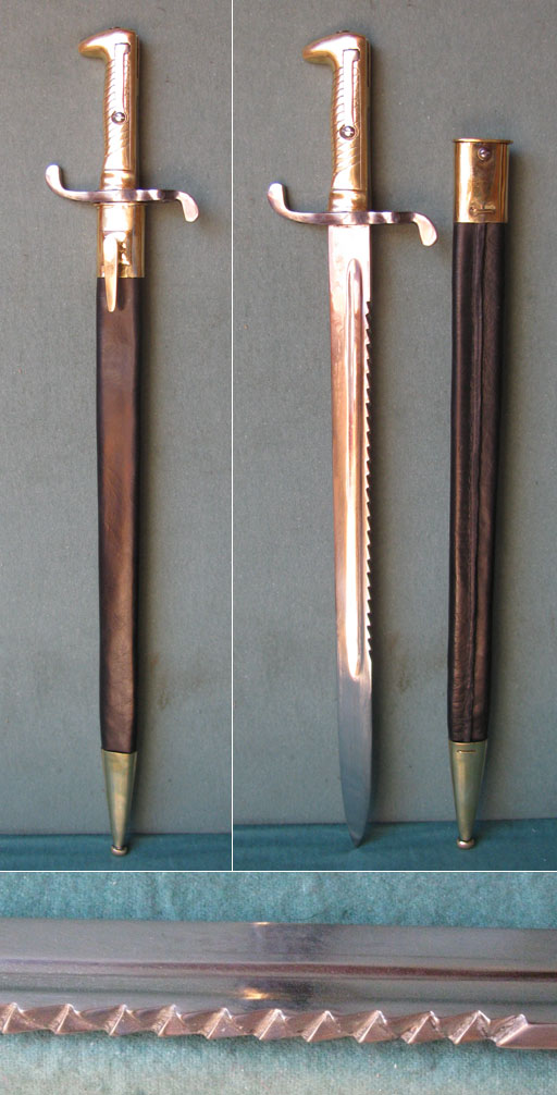 M71SG - Reproduktion des Bajonetts M 1871 m.S�ger�cken