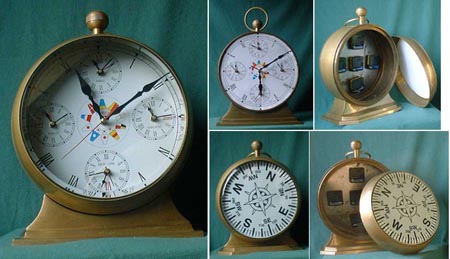 N05 - Gr. Marine Weltuhr (10,5 kg schwer), 5 Werke