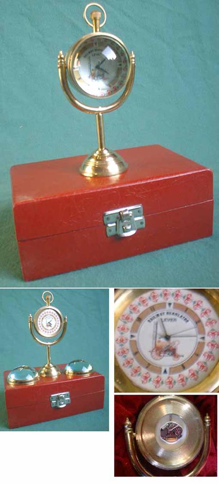 N18 - Stand - Kugeluhr (alte Eisenbahn - Dampflok)