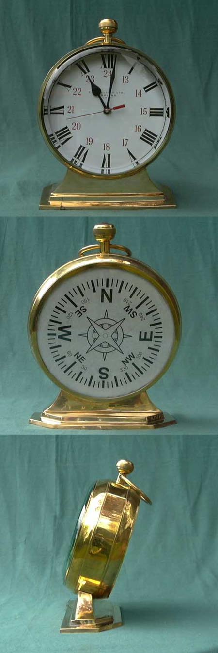 N43 - Massive Messing Marine - Uhr f�r Kapit�n