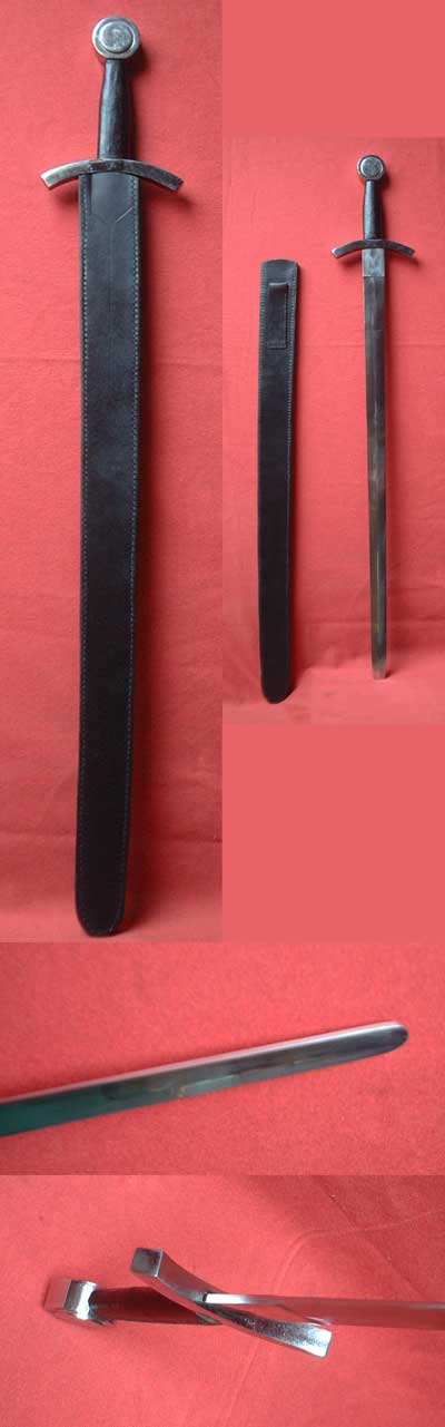 P37 - Sp�tgotisches Schwert mit Scheibenknauf