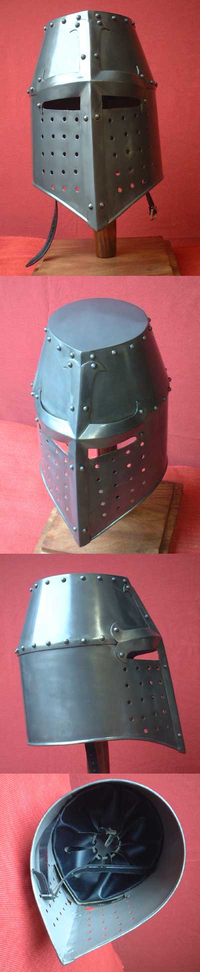 P39 - Schwerer Kreuzritter - Topfhelm, 13. Jhdt.