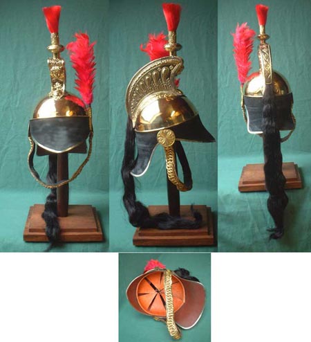 P43 - Garde K�rassierhelm Frankreich, Helm Modell 1858
