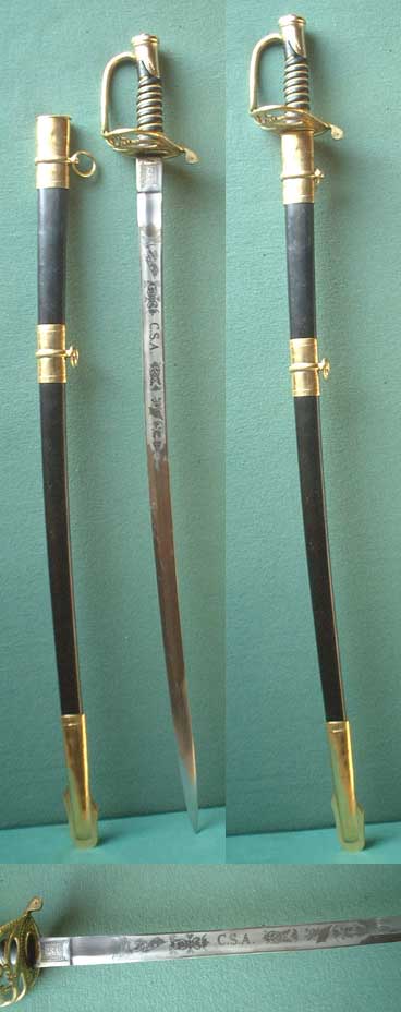 P75 - US Civil War Kavallerie-Offizierss�bel der S�dstaaten