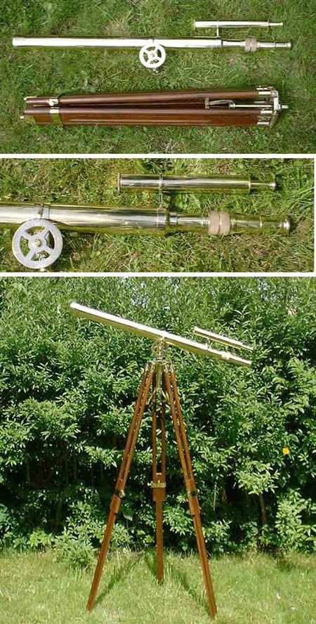 S29 - Gro�es Hafenmeister Teleskop m.Stativ, 40fach