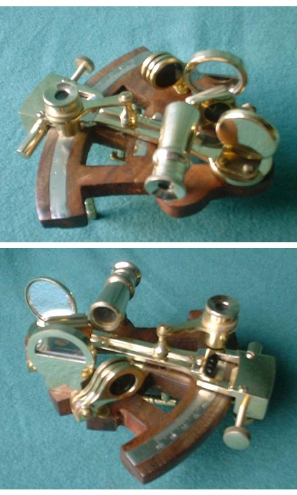 S42 - Sextant auf Holzgestell, Demonstrationsmodell