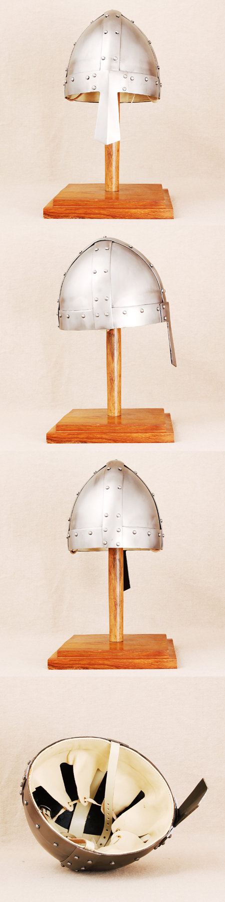 Y33L - Starker Spangen-Helm Wikinger 900 AD f.Schaukampf