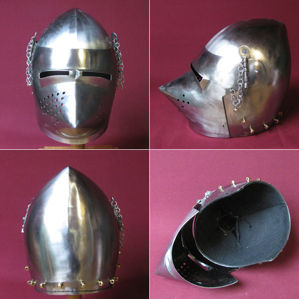 Y41L - Visierhelm f.Ritter, sogen. Hundsgugel, 14.Jhdt.