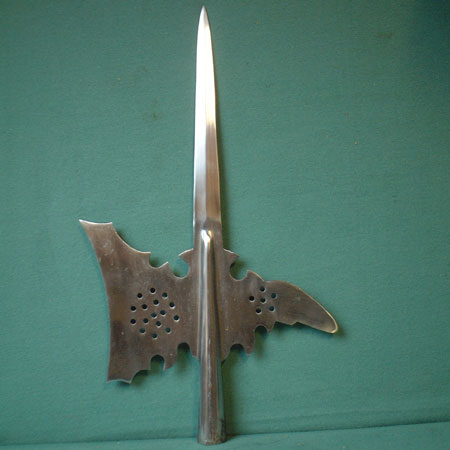 A17P - pole arm halberd head, 15th and 16th century, replica