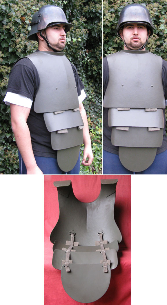 AH1917 - German M1917 trench armour, 1.model, WW1 trench warfare