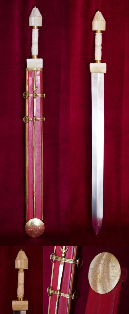 AH2002 - Roman Spatha cava sword, type Straubing, 3rd ct.