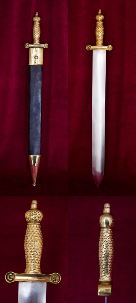AH3116 - Confederate artillery short sword