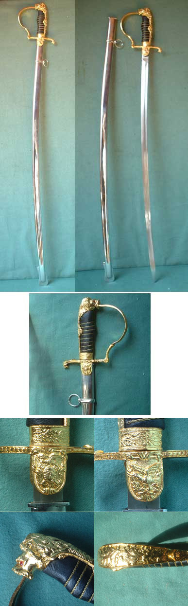 AH3132 - Imperial German Officers Sword WW1 and WW2