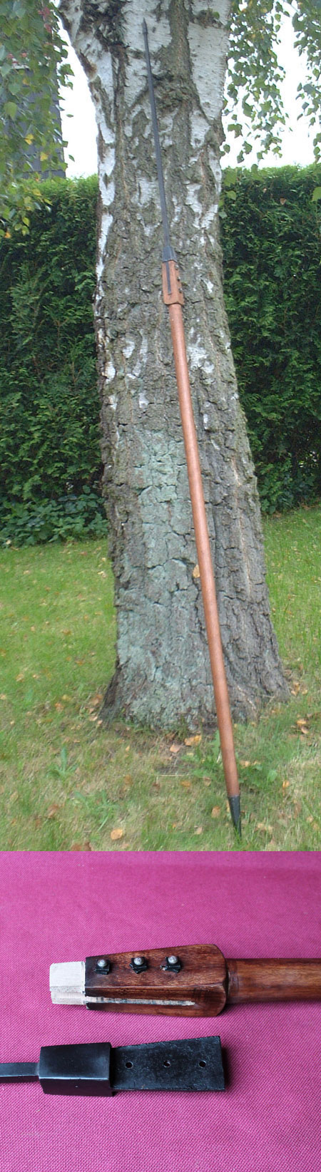 AH3526N - Roman long pilum, heavy javelin, 1st century B.C.