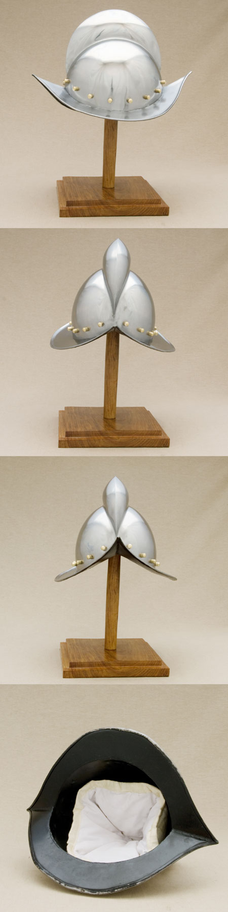 AH3809 - Medieval pikemen's helmet morion
