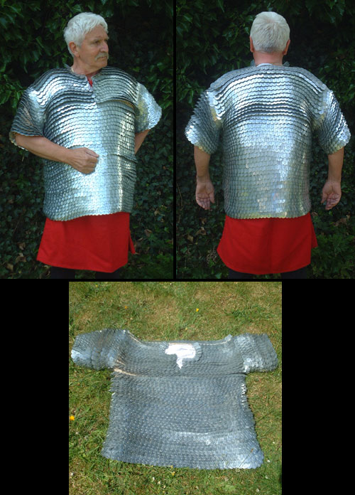 AH3857 - Roman lorica squamata scale armour