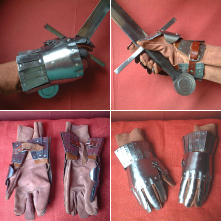 AH6022 - Medieval Gauntlets, stunning quality replica
