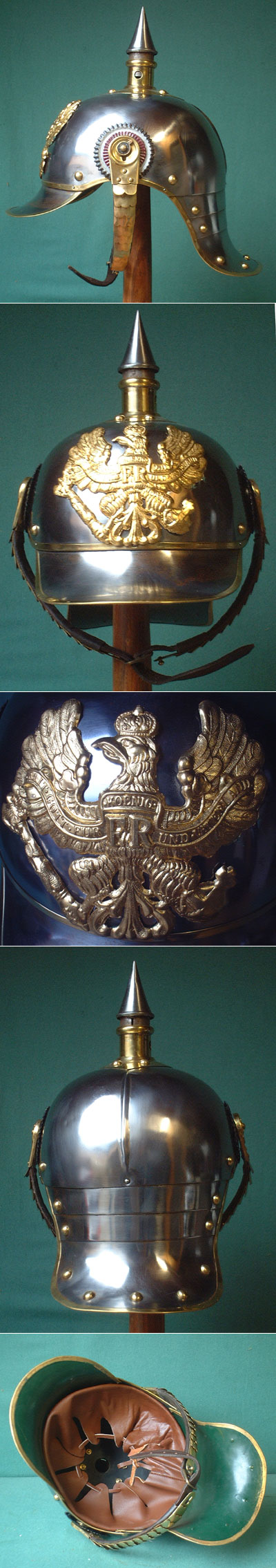 AH6035 - German spiked helmet Pickelhaube Prussia M1889