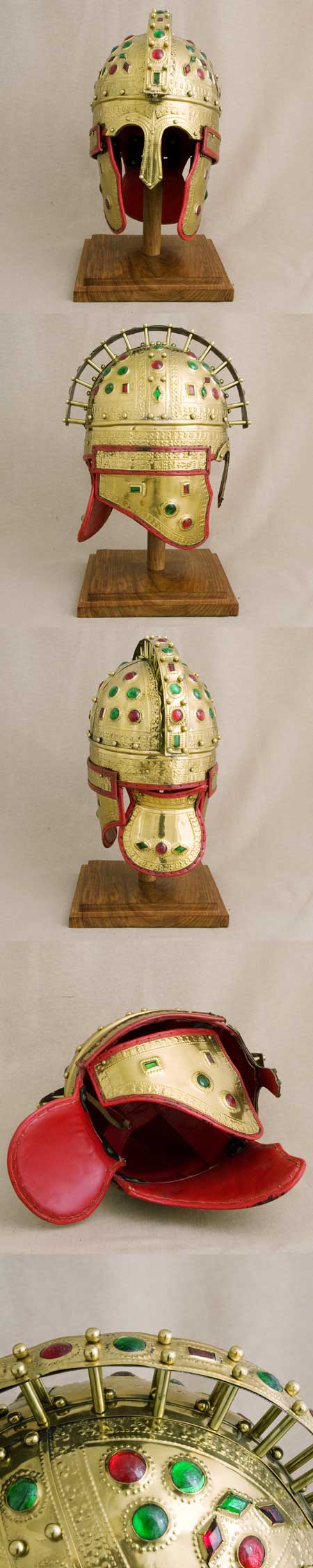 AH6048 - Late Roman Officer's Jeweled Helmet, Berkasovo