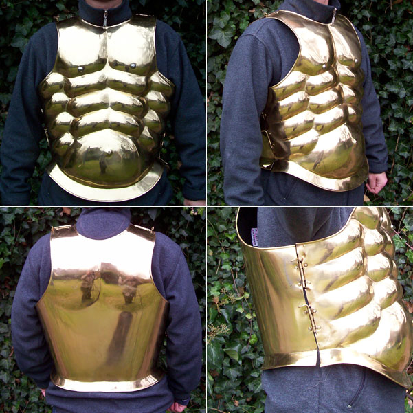 AH6071B - Greek/Roman musculata brass armour 4th cent. BC