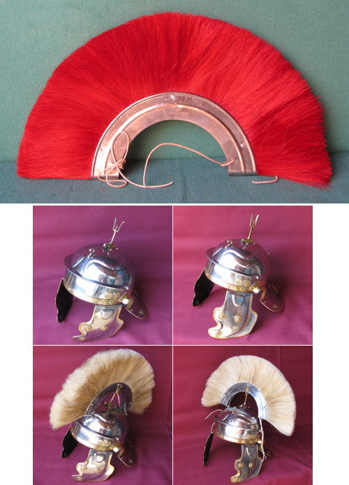 AH6101 - Red Crests for Roman Deepeeka helmets