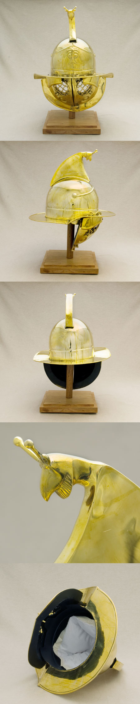 AH6208B - Roman Gladiator thraex helmet, as from Pompeii 79 AD