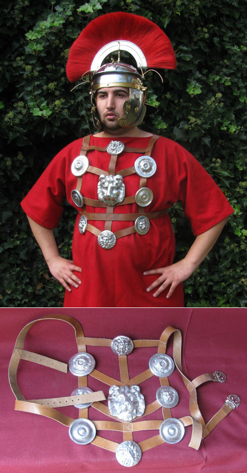 AH6761AL - Roman set of cast aluminum reenactors' phalerae