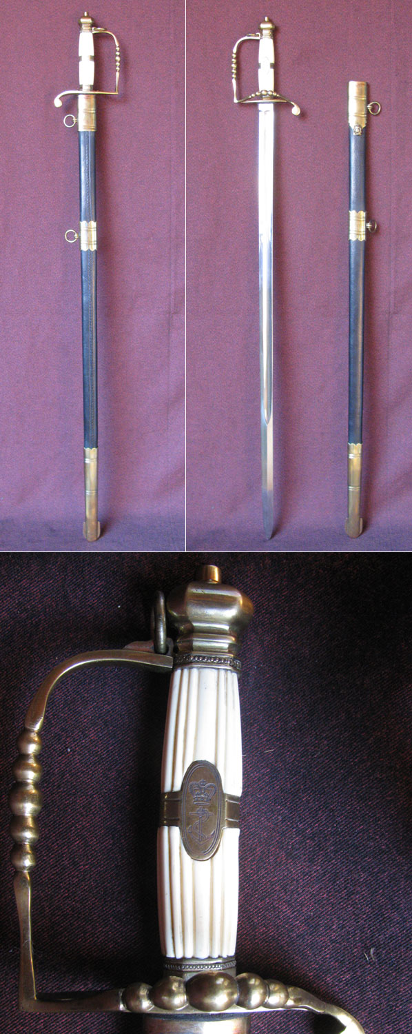 D101 - naval officer's sabre, England,