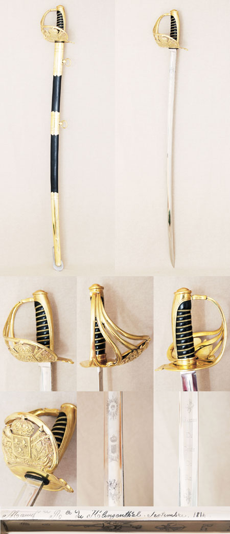 D1050 - garde du corps sabre, France, M1814