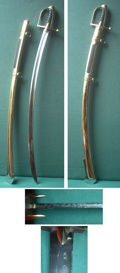 D28 - French Napoleonic Imperial Guard Sabre, M 1803