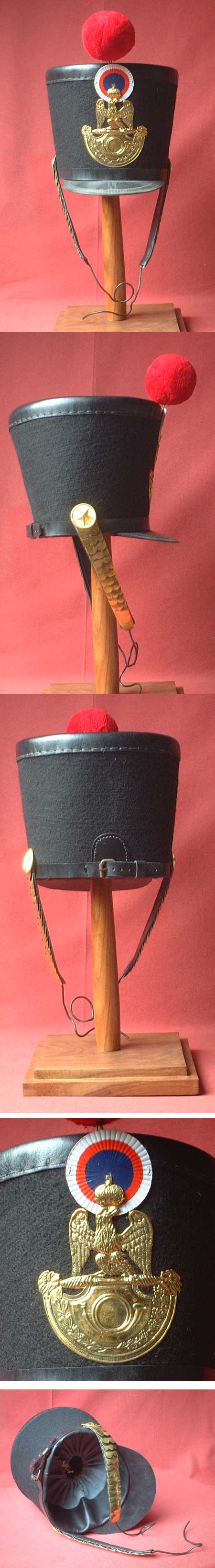G54 - French chasseurs officers Napoleon style shako
